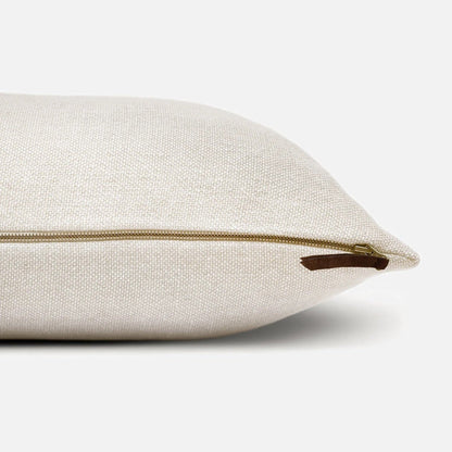 Neutral linen cushion for modern interiors
