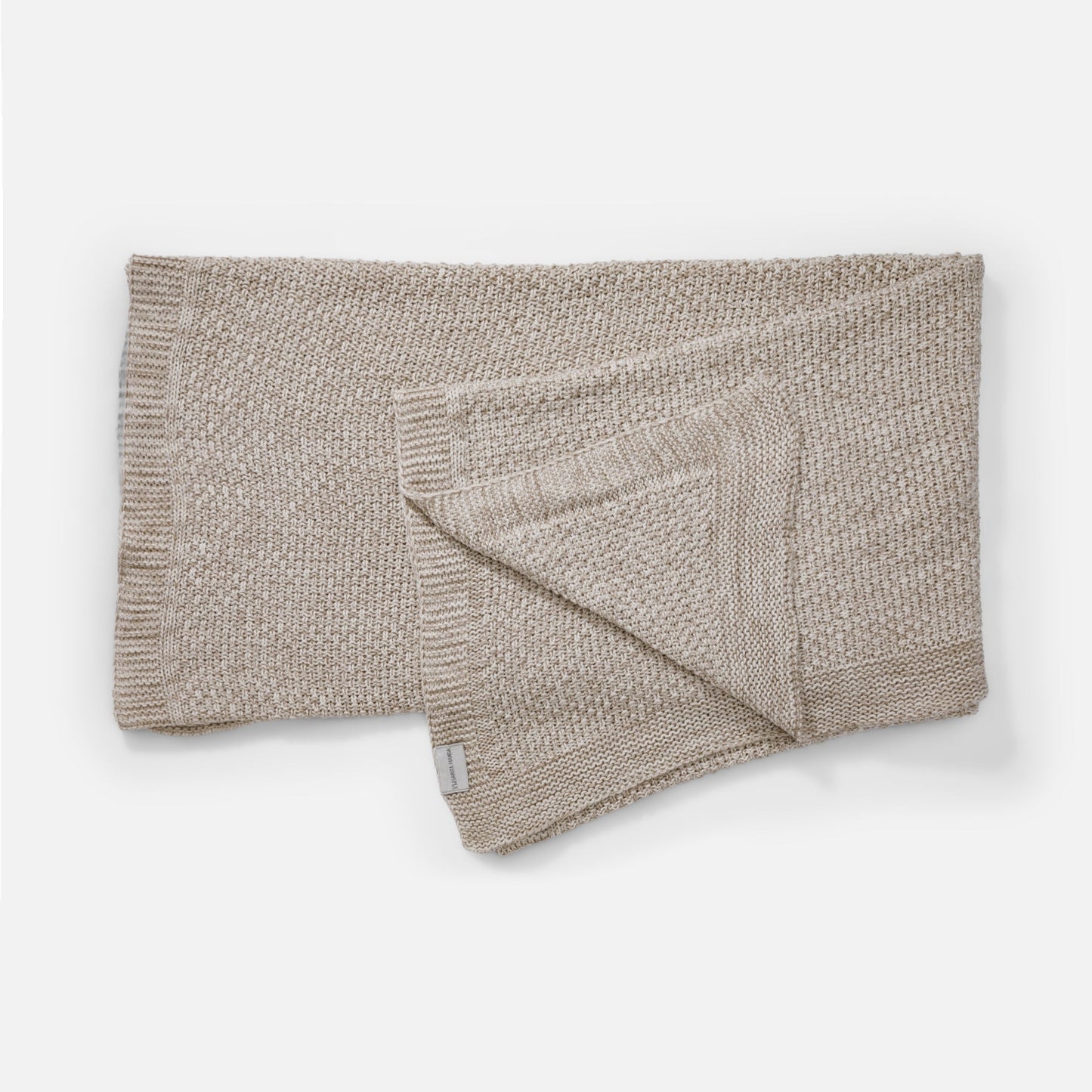 Lightweight cotton blanket with tonal texture
