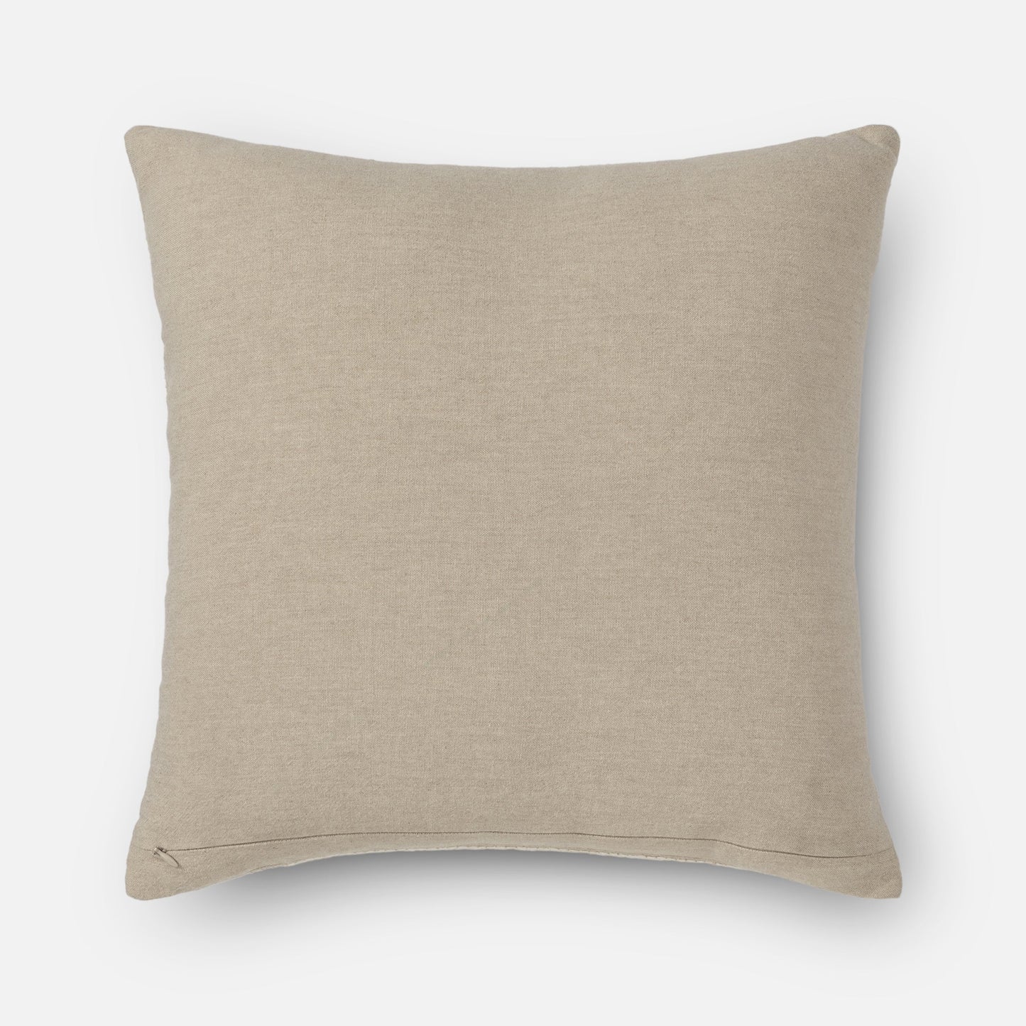 Textured sand cushion with repeating lattice design (back side of cushion)