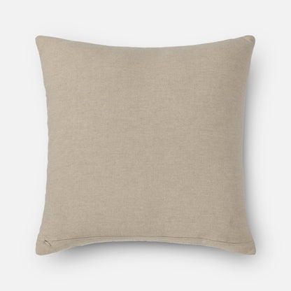 Textured sand cushion with repeating lattice design (back side of cushion)